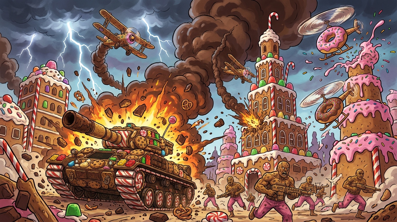 Battle in Gingerbread Land